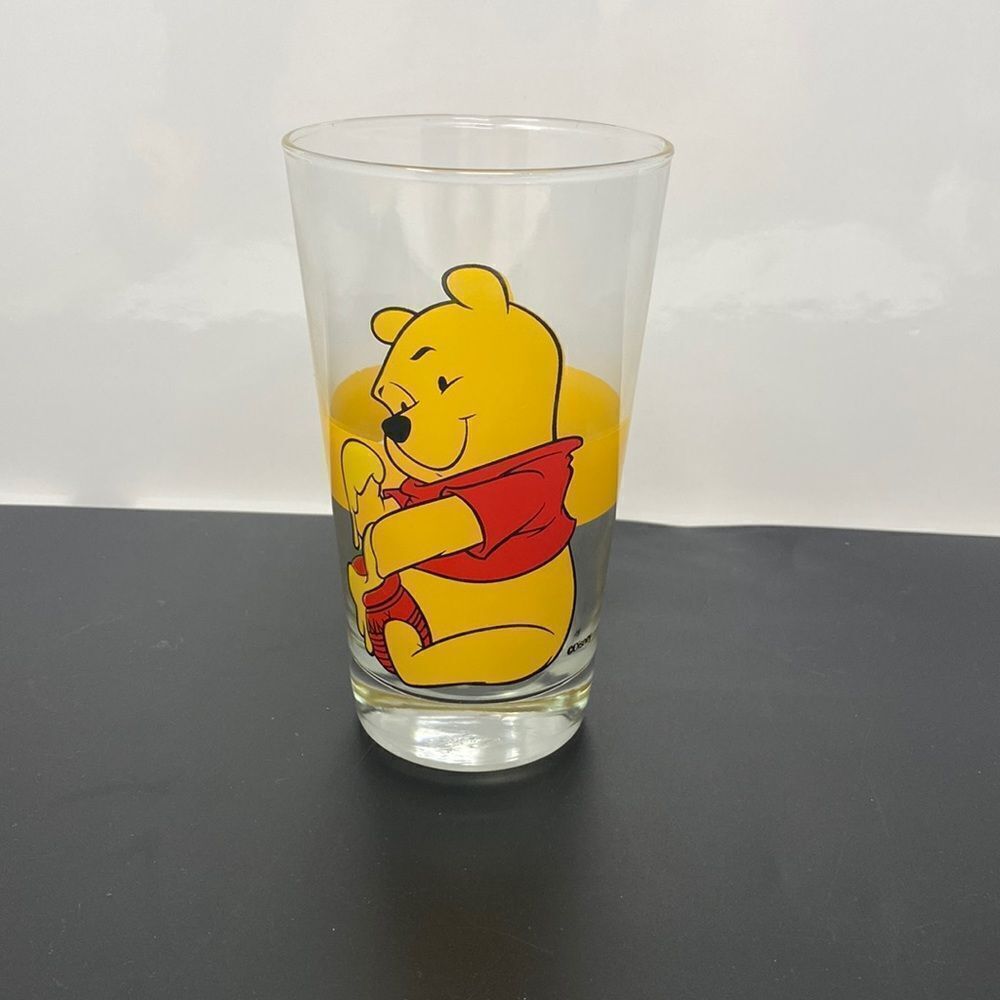 Vintage Disney anchor hocking glass Winnie the Pooh